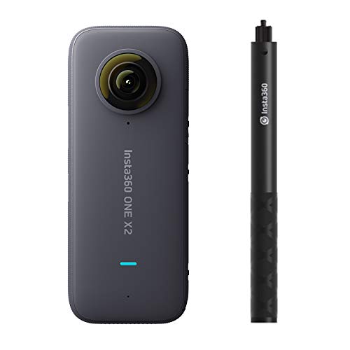 360° Live Streaming Action Camera with Selfie Stick