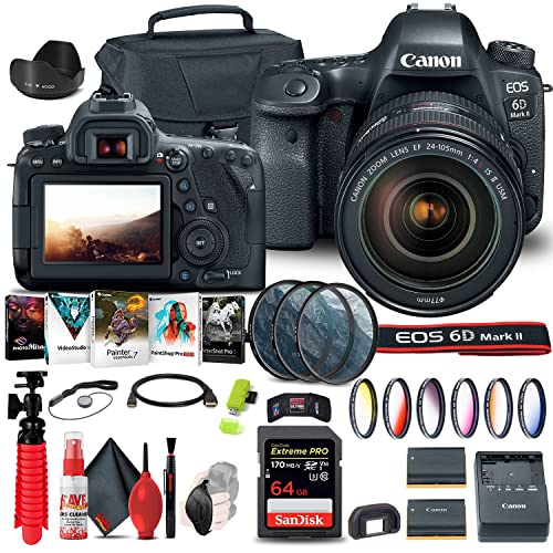 Canon EOS 6D Mark II Camera Bundle + Accessories