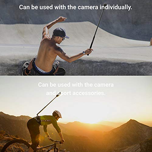 360° Live Streaming Action Camera with Selfie Stick