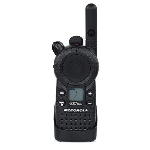 Motorola CLS1410 Walkie Talkie Radios Bundle with Headsets