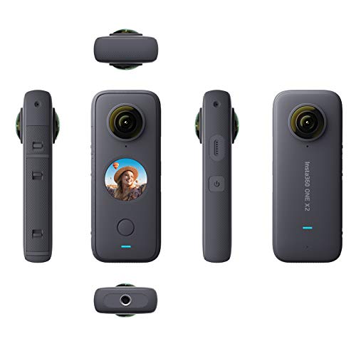 360° Live Streaming Action Camera with Selfie Stick