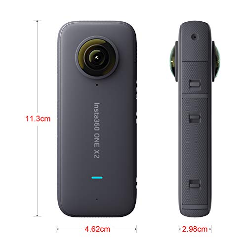 360° Live Streaming Action Camera with Selfie Stick