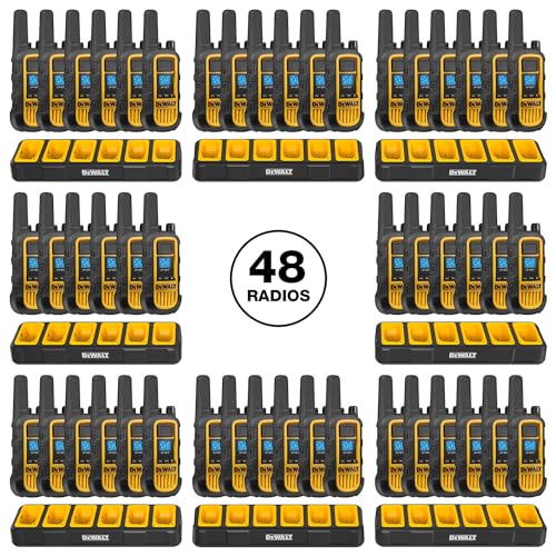 DEWALT DXFRS800 2W Walkie Talkies - Waterproof, Shockproof