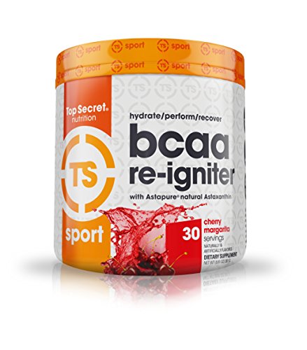 Top Secret Nutrition BCAA Re-Igniter Amino Supplement, Cherry