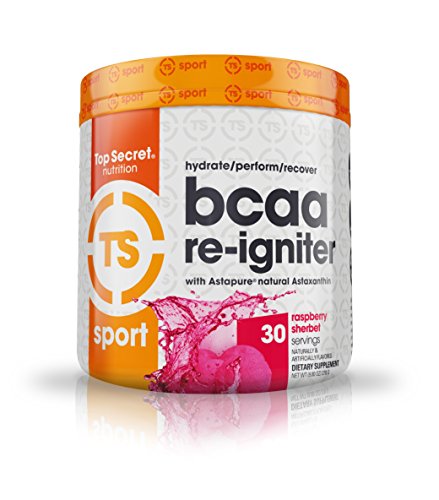 Secret Nutrition BCAA Re-Igniter Raspberry Sherbet Amino Supplement