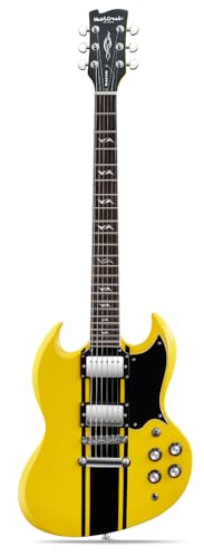 WestCreek RACER Electric Guitar, Double Cut, Mahogany Body
