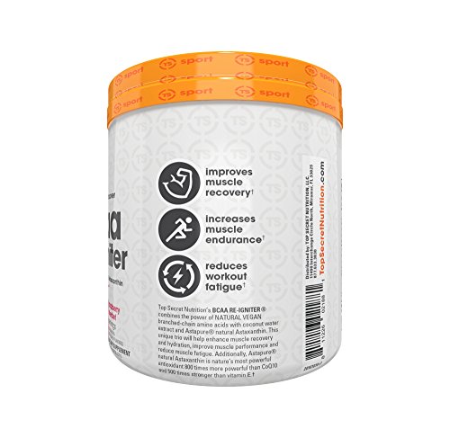 Secret Nutrition BCAA Re-Igniter Raspberry Sherbet Amino Supplement
