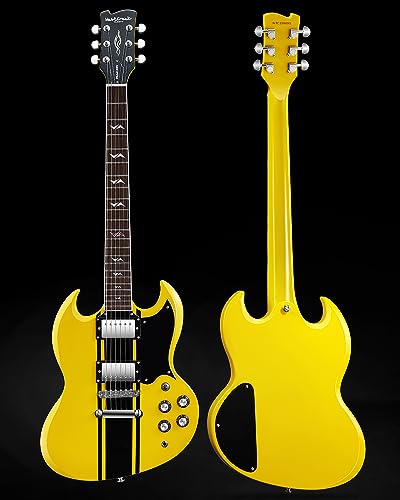 WestCreek RACER Electric Guitar, Double Cut, Mahogany Body