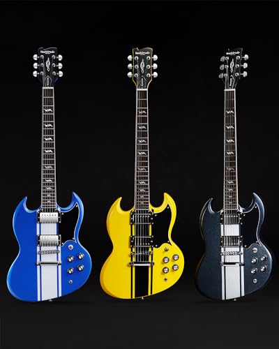 WestCreek RACER Electric Guitar, Double Cut, Mahogany Body