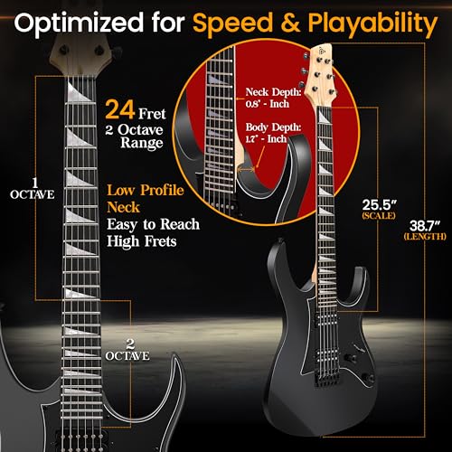 Pyle Prog Rock EG Series Electric Guitar Kit