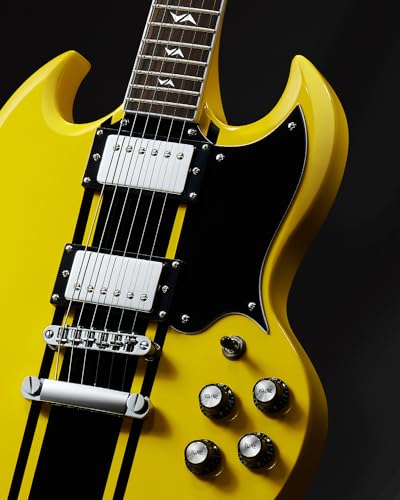 WestCreek RACER Electric Guitar, Double Cut, Mahogany Body