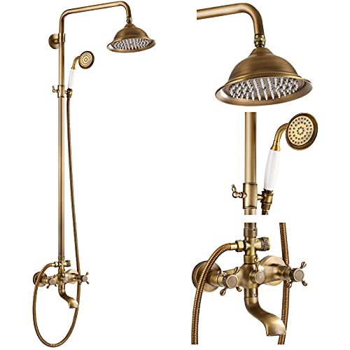 VIP Smart Shopper: Exposed Shower Faucet Set 8" Rainfall