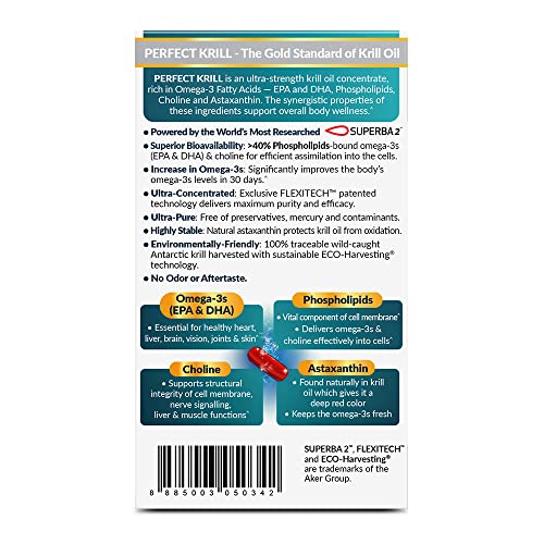 LABO Nutrition Pure Krill Oil 1000mg Softgels - 60
