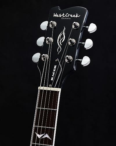 WestCreek RACER Electric Guitar, Double Cut, Mahogany Body