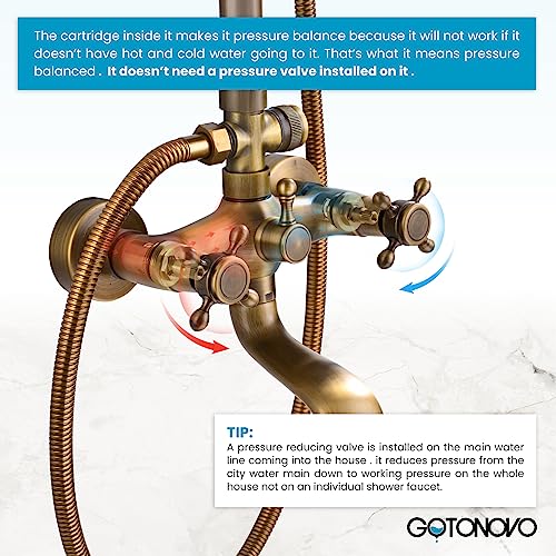 VIP Smart Shopper: Exposed Shower Faucet Set 8" Rainfall