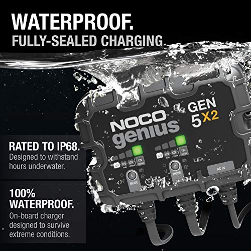 NOCO Genius GEN5X2 Smart Marine Battery Charger