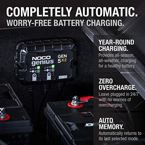 NOCO Genius GEN5X2 Smart Marine Battery Charger