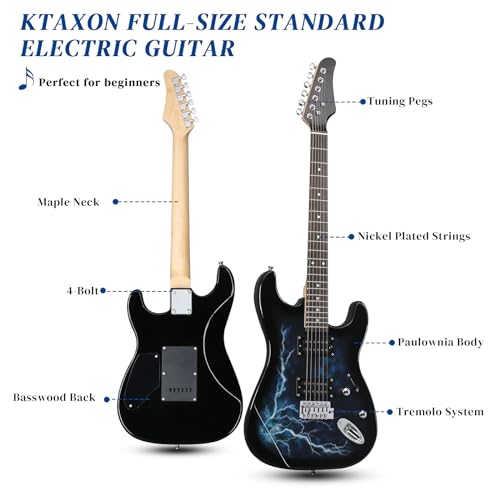 Ktaxon 39" Electric Guitar Kit with Gig Bag