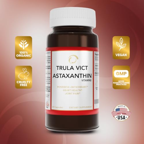 TRULA VICT Astaxanthin Capsules - Premium Antioxidant Support
