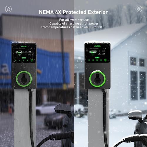 Autel Smart Electric Vehicle Charger, 50 Amp Wi-Fi