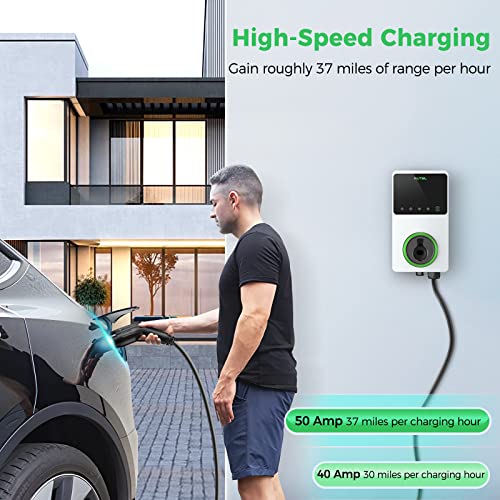 Autel Smart EV Charger 50Amp, Level 2, Wi-Fi
