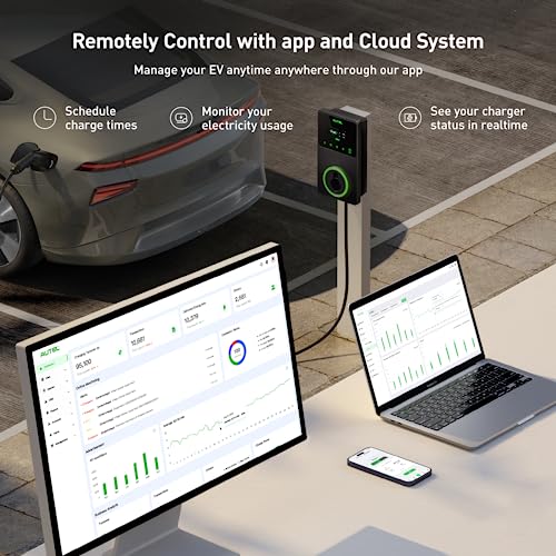 Autel Smart Electric Vehicle Charger, 50 Amp Wi-Fi