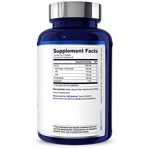 1MD KrillMD Omega 3 Astaxanthin Supplement | 2-Pack
