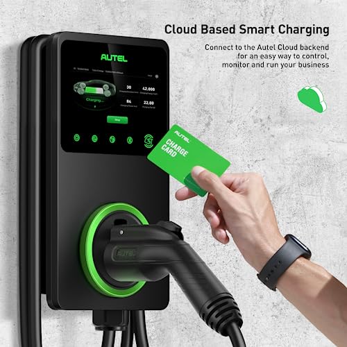 Autel Smart Electric Vehicle Charger, 50 Amp Wi-Fi