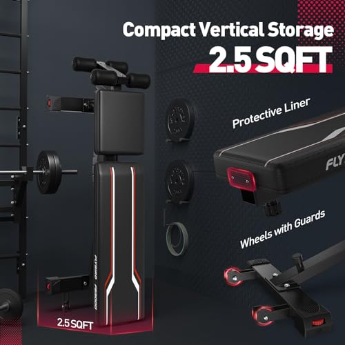 FLYBIRD Adjustable Weight Bench for Home Gym VIP