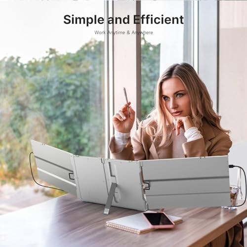 Luxury Triple Monitor Extender | Bezel-Free Portable 14