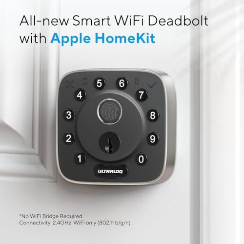 WiFi Smart Lock Set: Apple HomeKit Compatible, Voice Control