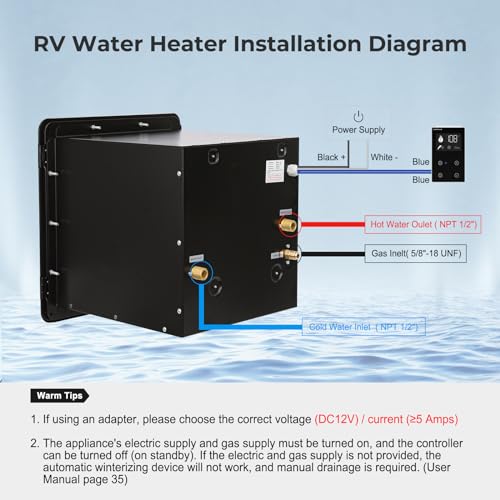 VIP Smart CAMPLUX Tankless Water Heater for RV