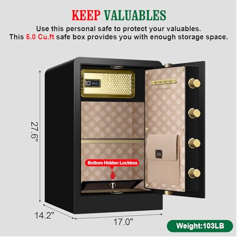 Heavy Duty Home Safe with Digital Security Box