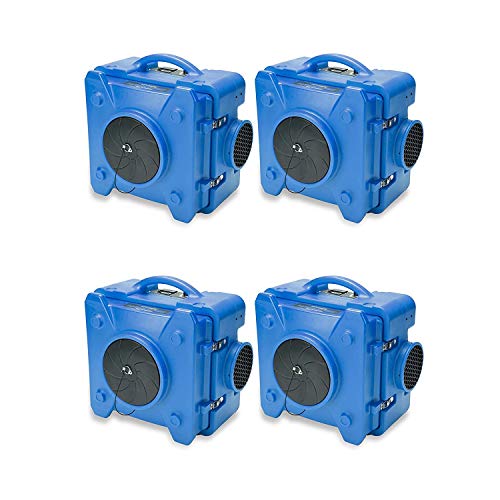 BlueDri 4 Pack BD-AS-550-BL Air ScrubberVIP Shopper