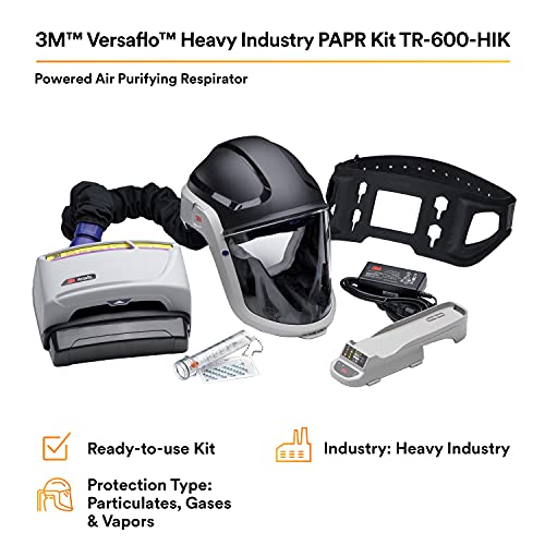 3M Versaflo PAPR Respirator Kit for Heavy Industry