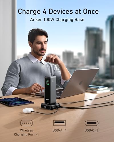 Anker Prime 27,650mAh Power Bank with 100W Charging Base