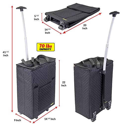 dbest products Women Teacher Smart Cart - Black