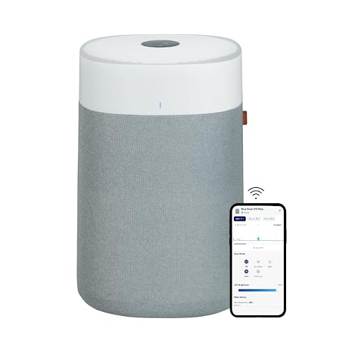BLUEAIR Large Home Room Air Purifier: HEPASilent Smart