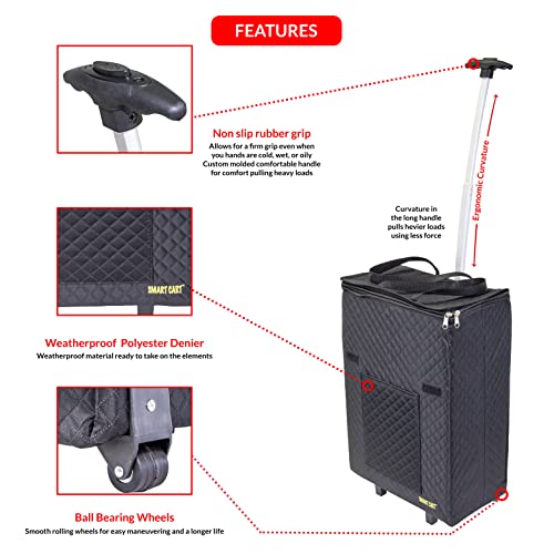 dbest products Women Teacher Smart Cart - Black