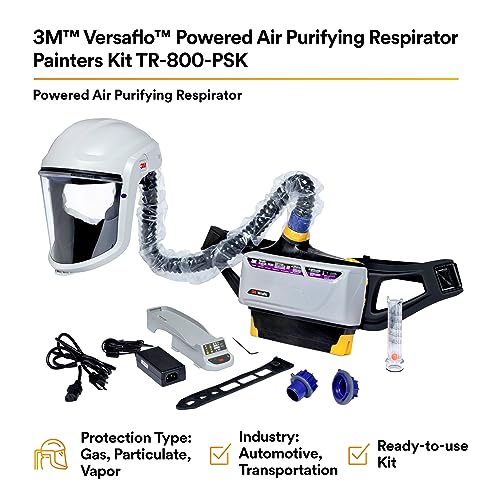 3M PAPR Versaflo Respirator Kit, TR-800-PSK, NIOSH Approved