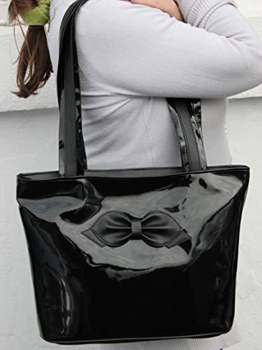 LONI Womens VIP Smart Shopper Tote Bag Bow
