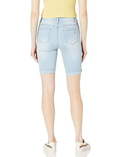 Women's VIP Acid Washed Bermuda Jeans Shorts, Size 7