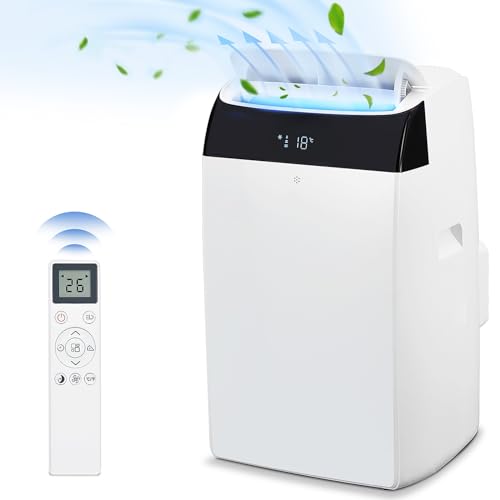 14K BTU Portable AC: Powerful Cooling, 3-in-1 Unit