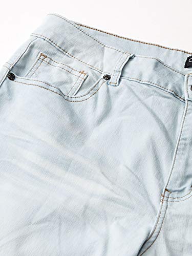 VIP Skinny Stone Washed Dark Mid-rise Denim Jeans