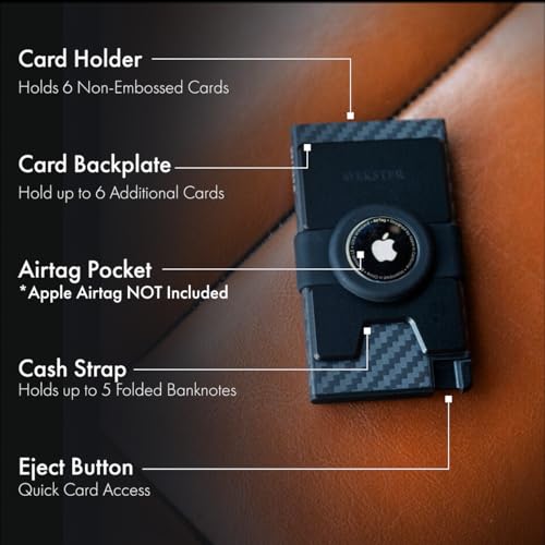 Carbon Fiber AirTag Wallet for Men VIP