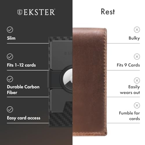 Carbon Fiber AirTag Wallet for Men VIP