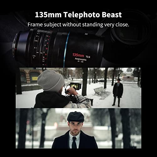 135mm T2.9 Anamorphic Lens for VIP Smart Shopper