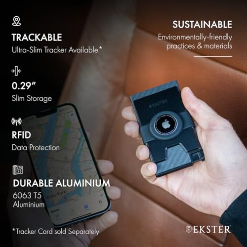 Carbon Fiber AirTag Wallet for Men VIP