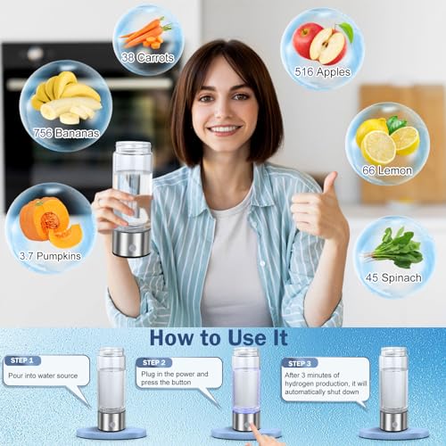 2024 Hydrogen Water Bottle Generator - Improve Water