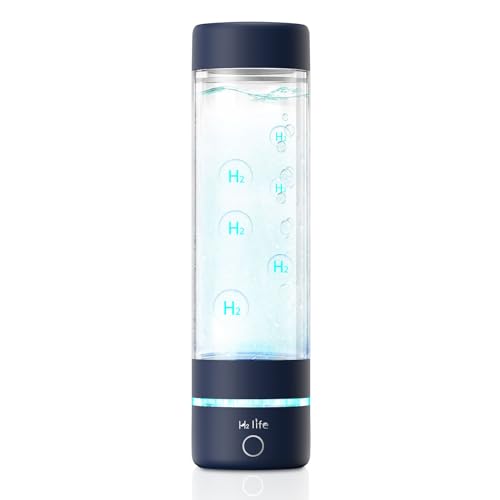 Portable Hydrogen Water Bottle with Ionized Technology (Blue)